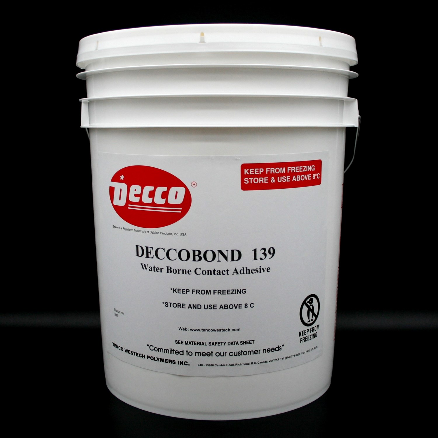 Deccobond 139 Water Borne Contact Adhesive