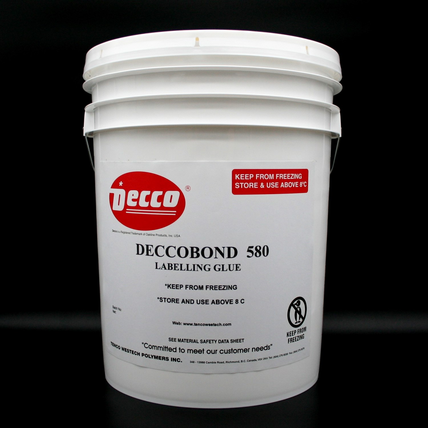 Deccobond 580 PSA Lamination Adhesive for BOPP Film